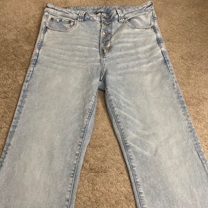 american eagle next level stretch flare jeans